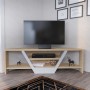 TV Stand Sares - Oak, White White
Oak