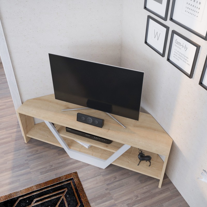 TV Stand Sares - Oak, White White
Oak
