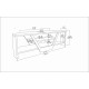 Έπιπλο Τηλεόρασης Sares - Oud Δρυς & Μαύρο - 120x35x36,8εκ Έπιπλο Τηλεόρασης Sares - Oud Δρυς & Μαύρο - 120x35x36,8εκ