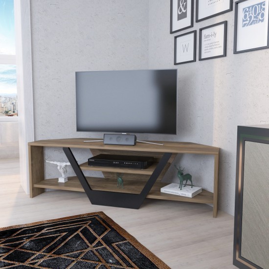 TV Stand Sares - Walnut, Black Walnut
Black TV Stand Sares - Walnut, Black Walnut
Black