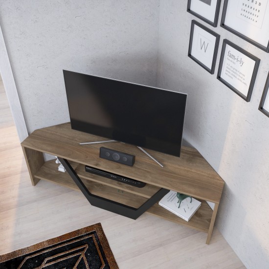 TV Stand Sares - Walnut, Black Walnut
Black TV Stand Sares - Walnut, Black Walnut
Black
