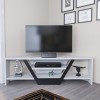 TV Stand Sares - White, Black White
Black