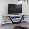 TV Stand Sares - White, Black White
Black