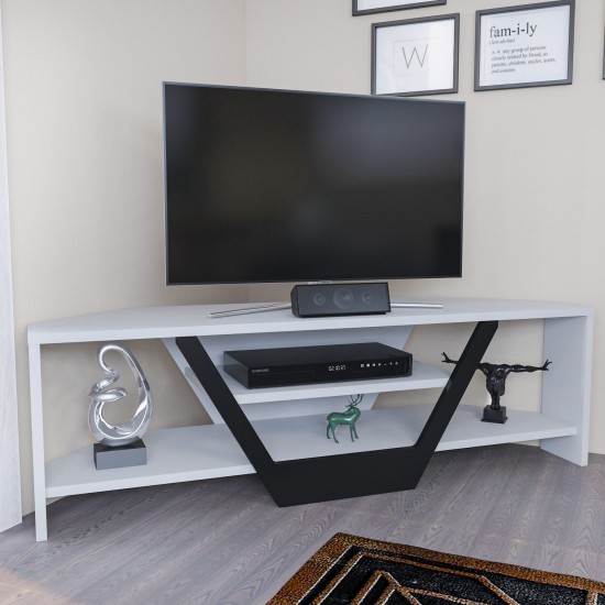 TV Stand Sares - White, Black White
Black TV Stand Sares - White, Black White
Black