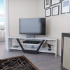 TV Stand Sares - White, Black White
Black