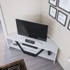TV Stand Sares - White, Black White
Black