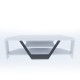 TV Stand Sares - White, Black White
Black TV Stand Sares - White, Black White
Black