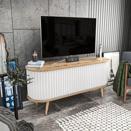 TV Stand Stor - Oud Oak, White Oud Oak
White TV Stand Stor - Oud Oak, White Oud Oak
White