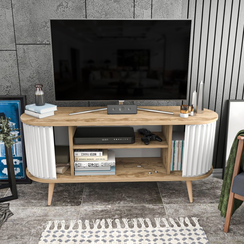 TV Stand Stor - Oud Oak, White Oud Oak
White