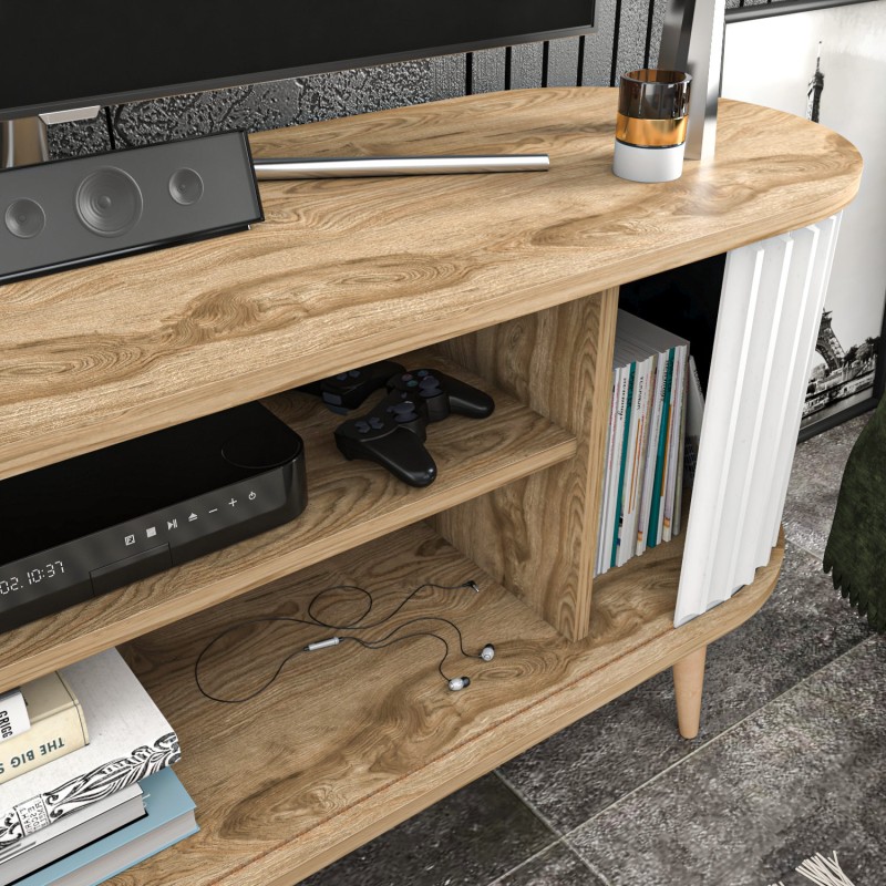 TV Stand Stor - Oud Oak, White Oud Oak
White