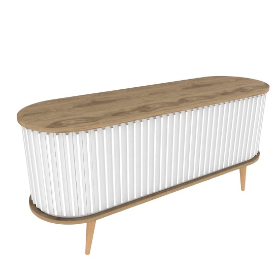 TV Stand Stor - Oud Oak, White Oud Oak
White TV Stand Stor - Oud Oak, White Oud Oak
White