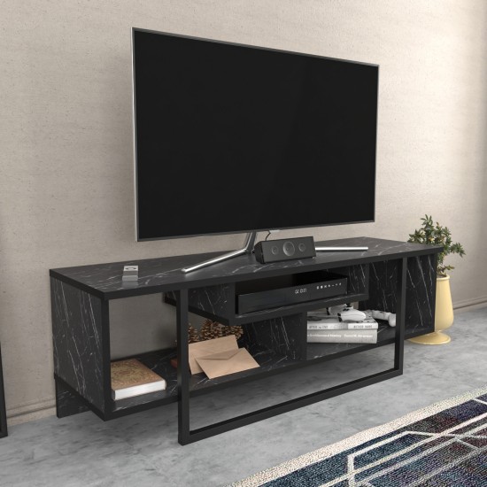 TV Stand Asal 120 - Black Black TV Stand Asal 120 - Black Black