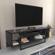 TV Stand Asal 120 - Black Black TV Stand Asal 120 - Black Black