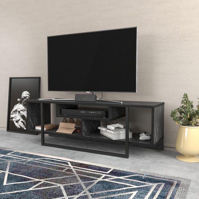 TV Stand Asal 120 - Black Black