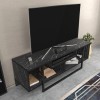 TV Stand Asal 120 - Black Black