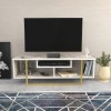 TV Stand Asal 120 - Ephesus, Gold White
Gold
