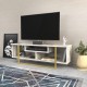 TV Stand Asal 120 - Ephesus, Gold White
Gold TV Stand Asal 120 - Ephesus, Gold White
Gold