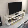 TV Stand Asal 120 - Ephesus, Gold White
Gold