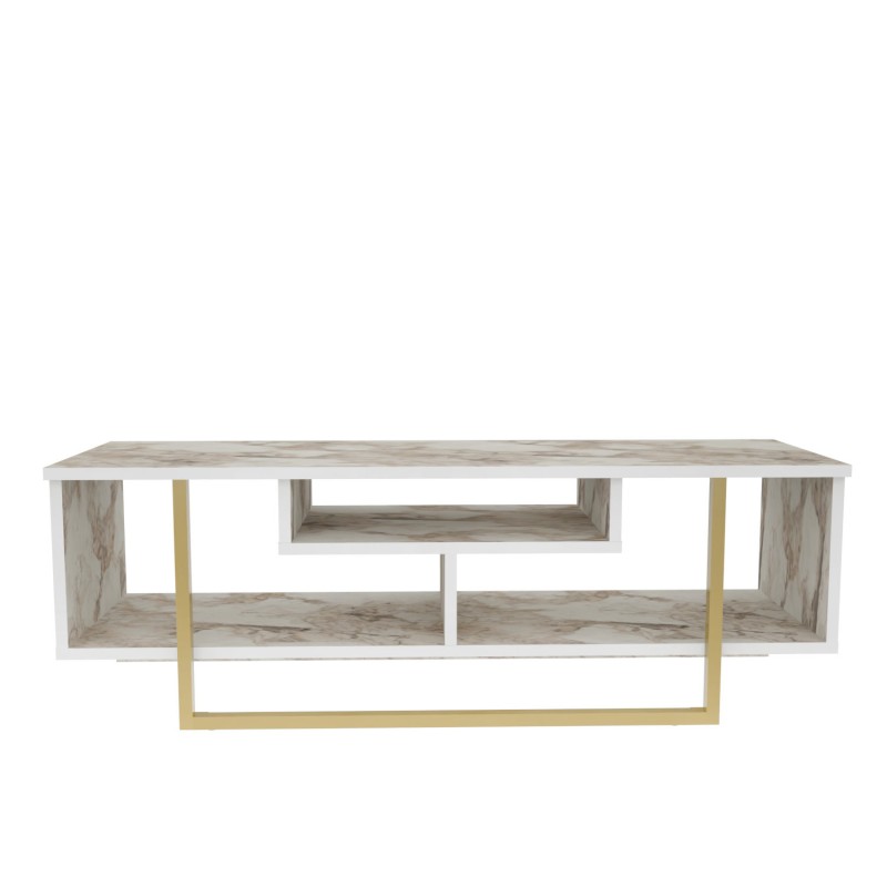 TV Stand Asal 120 - Ephesus, Gold White
Gold