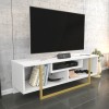 TV Stand Asal 120 - Gold, White Gold
White