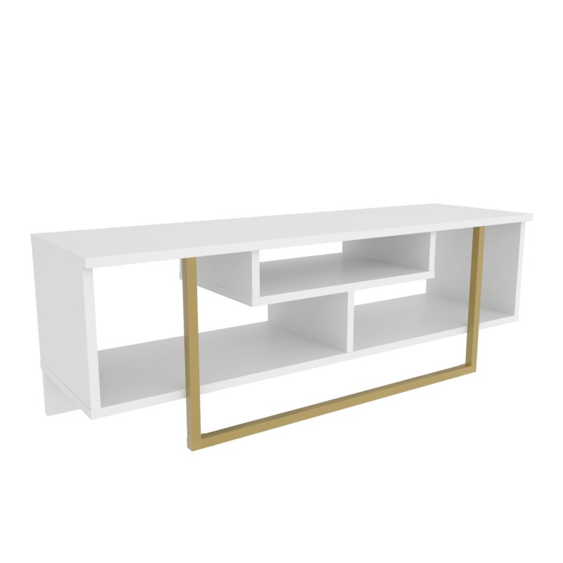 TV Stand Asal 120 - Gold, White Gold
White