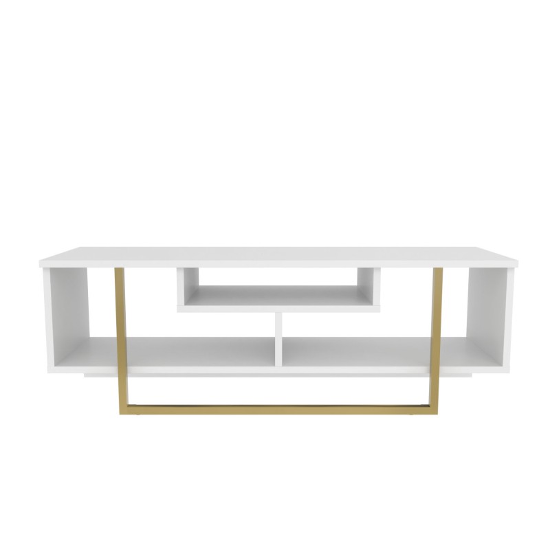 TV Stand Asal 120 - Gold, White Gold
White