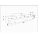 TV Stand Rhodes - White White Hanah Home TV Stand Rhodes - White White