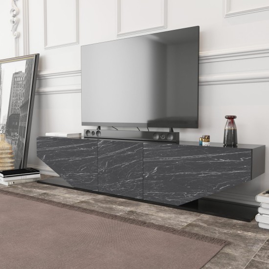 TV Stand Inci - Black Black