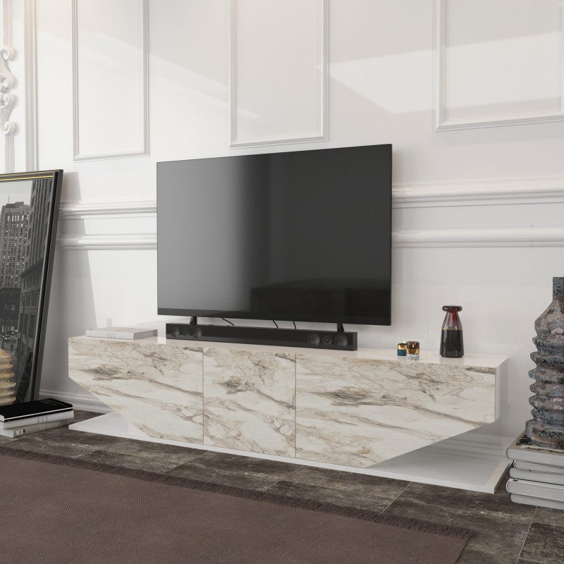 TV Stand Inci - White White
Marble