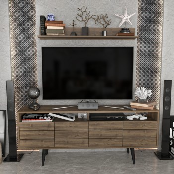 TV Unit Ola - Walnut Walnut