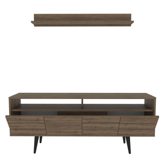 TV Unit Ola - Walnut Walnut TV Unit Ola - Walnut Walnut