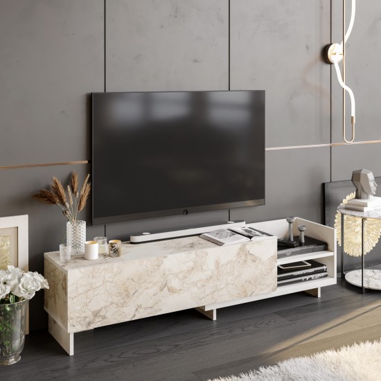 TV Stand Parion - White White TV Stand Parion - White White