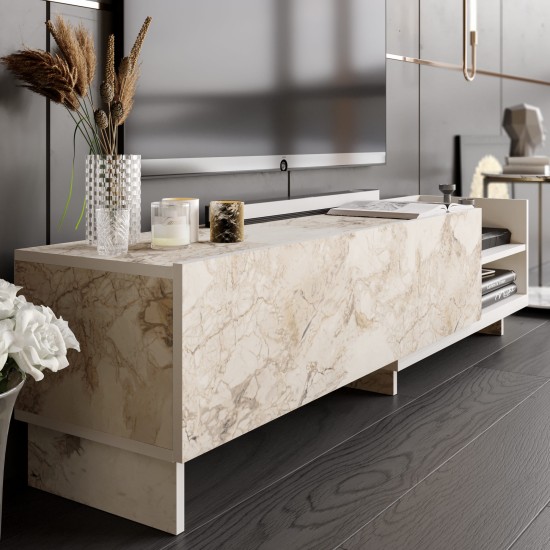 TV Stand Parion - White White TV Stand Parion - White White