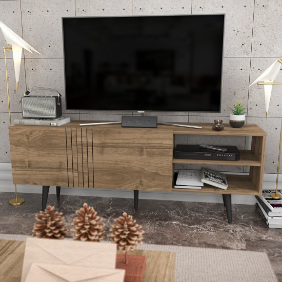 TV Stand Ronas - Walnut Walnut TV Stand Ronas - Walnut Walnut