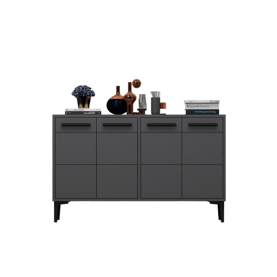 TV Stand Stria - Anthracite Anthracite TV Stand Stria - Anthracite Anthracite