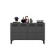 TV Stand Stria - Anthracite Anthracite TV Stand Stria - Anthracite Anthracite