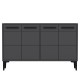 TV Stand Stria - Anthracite Anthracite TV Stand Stria - Anthracite Anthracite