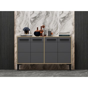 TV Stand Stria - Sapphire Oak, Anthracite Sapphire Oak
Anthracite