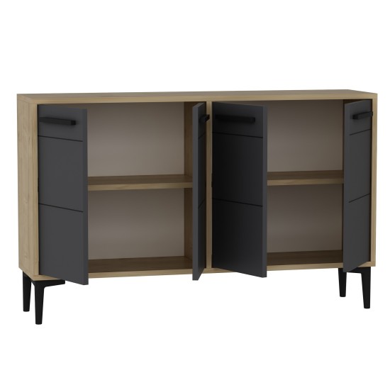 TV Stand Stria - Sapphire Oak, Anthracite Sapphire Oak
Anthracite