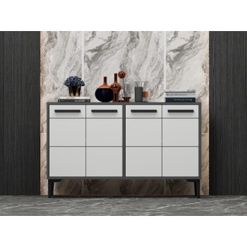 TV Stand Stria - Anthracite, White Anthracite
White