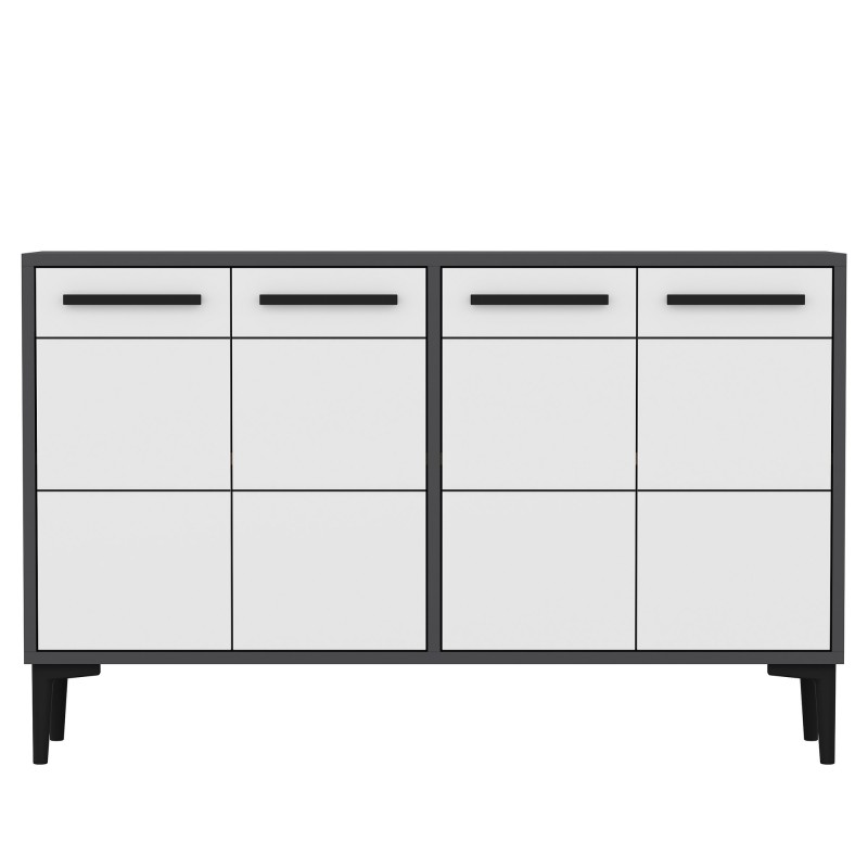 TV Stand Stria - Anthracite, White Anthracite
White