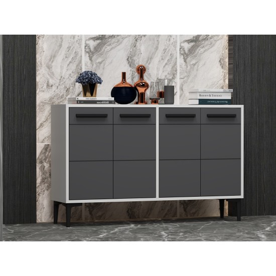 Console Stria - White, Anthracite White
Anthracite Console Stria - White, Anthracite White
Anthracite