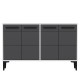 Console Stria - White, Anthracite White
Anthracite Console Stria - White, Anthracite White
Anthracite