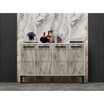 Console Stria - White, Marble White
Marble