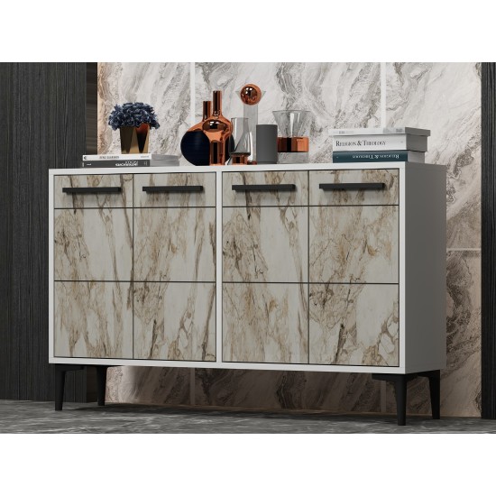 Console Stria - White, Marble White
Marble Console Stria - White, Marble White
Marble