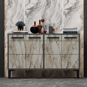 Console Stria - Anthracite, Marble Anthracite
Marble