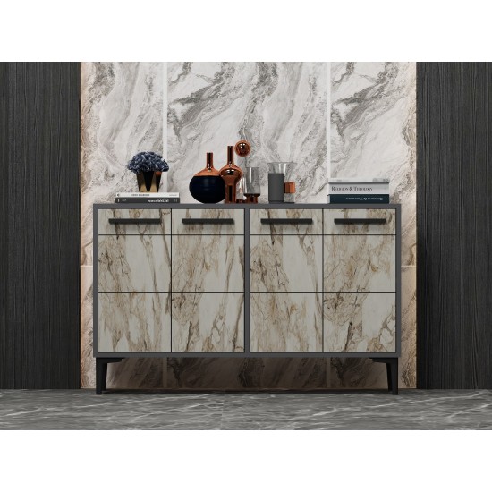 Console Stria - Anthracite, Marble Anthracite
Marble Console Stria - Anthracite, Marble Anthracite
Marble