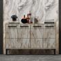 Console Stria - Sapphire Oak, Marble Sapphire Oak
Marble