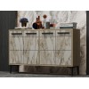 Console Stria - Sapphire Oak, Marble Sapphire Oak
Marble