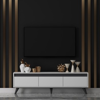 TV Stand Century - White White